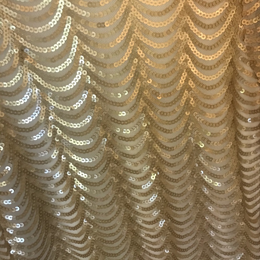 Gold Sequin Dress Size S - Picture 3 of 6